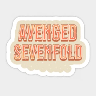 A7xText vintage Sticker